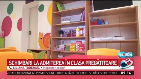 Schimbări la admiterea &icirc;n clasa pregătitoare