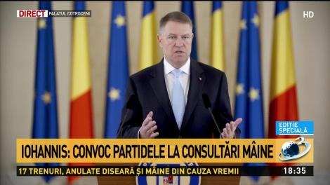Iohannis: Soluția corectă, anticipatele