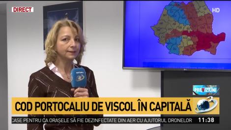 Cod roşu de viscol şi ninsoare &icirc;n nouă judeţe. Harta zonelor afectate