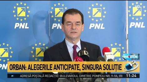 Orban: Eu sunt propunerea de premier a PNL