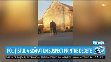 Un poliţist de frontieră a scăpat printre degete un bărbat pe care &icirc;ncerca să &icirc;l imbilizeze.