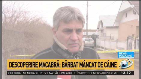 Descoperire macabră &icirc;n județul Olt. Un bărbat a fost m&acirc;ncat de propriul c&acirc;ine. Resturi din trupul lui au fost &icirc;mprăștiate prin toată curtea