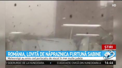 Furtuna Sabine se apropie de Rom&acirc;nia! Meteorologii au emis cod portocaliu de viscol &icirc;n mai multe judeţe
