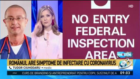 Suspect de coronavirus, internat &icirc;n spital