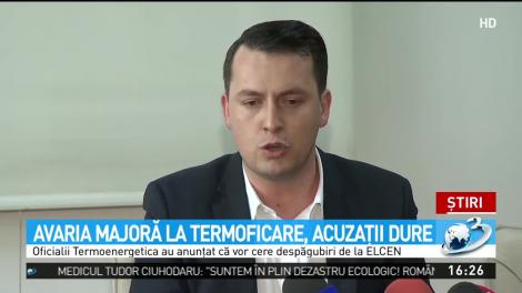 Avaria majoră la termoficare, acuzaţii dure