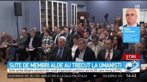 Sute de membri ALDE au trecut la umanişti