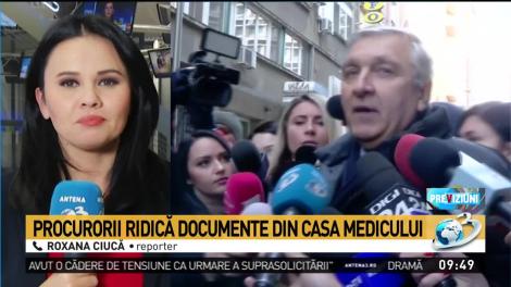 Casa medicului Mircea Beuran, înconjurată de mascați! Se fac pecheziții, într-un nou dosar. Ce au căutat procurorii?