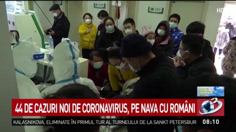 44 de cazuri noi de coronavirus, pe nava cu rom&acirc;ni