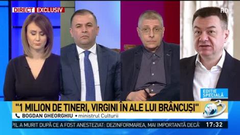 Scandal pe ziua lui Br&acirc;ncuși. Ministrul Culturii: &bdquo;Irina Rimes nu a ridicat nicio pretenție. Noi n-am invitat-o &icirc;n calitate de critic de artă&rdquo;