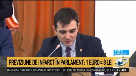 Scenariu sumbru pentru România: Euro ar putea să ajungă la 8 lei?! Ce spune un ministru