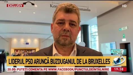 Liderul PSD aruncă buzduganul de la Bruxelles