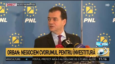 Ludovic Orban atacă PSD înaintea audierilor miniştrilor propuşi: Nu ne interesează votul din comisii