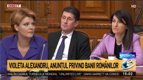 Olguța Vasilescu, scandal cu Violeta Alexandru: „V-am răspuns că sunt chemată să respect legea”