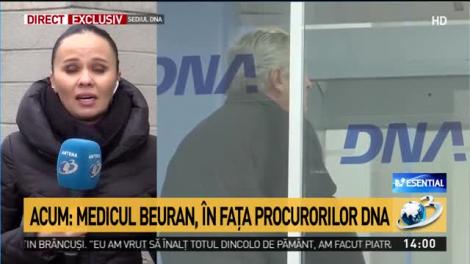 Exclusiv! Imagini cu medicul Beuran la sediul DNA