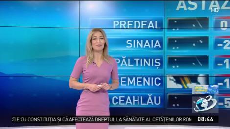 VREMEA. Ploile pun stăp&acirc;nire pe &icirc;ntreaga țară, &icirc;nsă temperaturile răm&acirc;n ridicate
