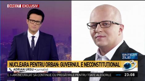 Sinteza zilei. Nucleara pentru Ludovic Orban: Guvernul nu e constituțional. Cum comentează Adrian Ursu