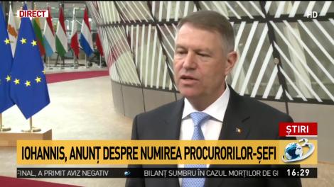 Președintele Iohannis, anunț de ultimă oră