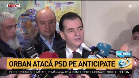Orban atacă PSD pe anticipate