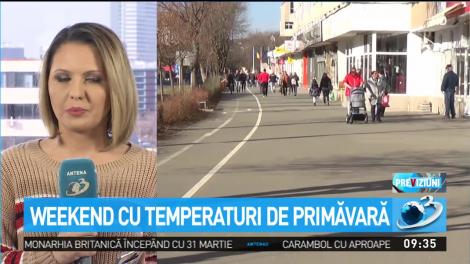 Weekend cu temperaturi de primăvară