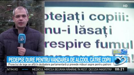Pedepse dure pentru vânzarea de alcool către copii