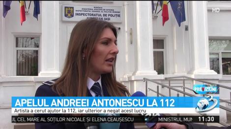 Apelul Andreei Antonescu la 112
