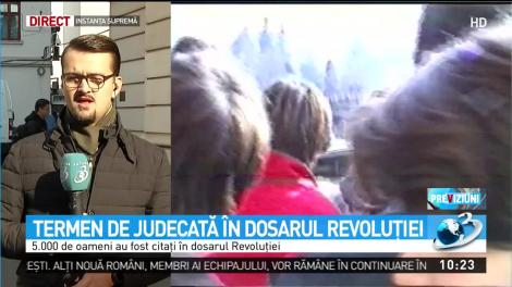 Termen de judecată &icirc;n dosarul Revoluţiei