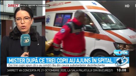 Mister după ce trei copii au ajuns la spital