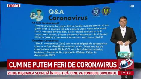 Ministerul Sănătății, instrucțiuni oficiale pentru a ne proteja de coronavirus. Ce trebuie să știm și să facem