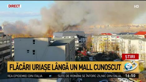 Incendiu puternic &icirc;n Bucureşti. Pompierii intervin de urgenţă &icirc;n Delta Văcăreşti