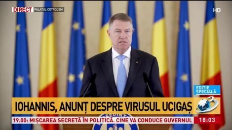 Klaus Iohannis, anunț despre virusul ucigaș: Nu avem niciun caz de coronavirus. Convoc CSAT