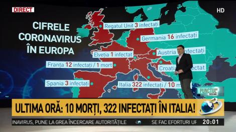 Care sunt ţările afectate de coronavirus din Europa