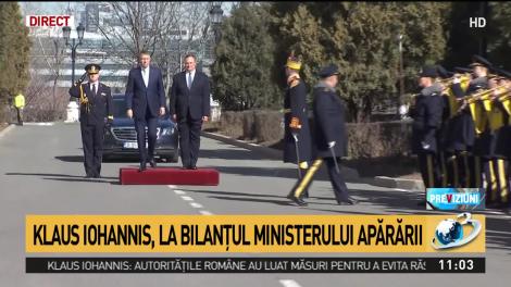 Klaus Iohannis, la bilanțul Ministerului Apărării