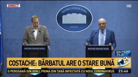 Oficial: Primul rom&acirc;n confirmat cu coronavirus. Familia sa este &icirc;n carantină la domiciliu, sub pază