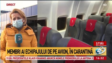 Membrii echipajului de pe avionul cu care a călătorit italianul, &icirc;n carantină