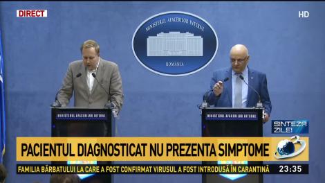 Primul rom&acirc;n confirmat cu coronavirus. Anunțul făcut de ministul Sănătății