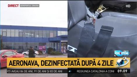 Avionul cu care a călătorit italianul cu coronavirus s-a întors gol la Craiova. Aeronava a fost retrasă din circuit