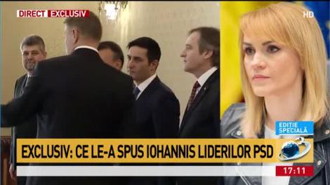 Gabriela Firea a dezvăluit detaliile întâlnirii de la Cotroceni