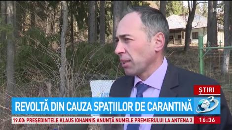 Revoltă din cauza spaţiilor de carantină