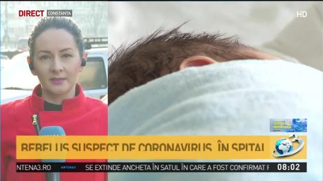 Bebeluș suspect de coronavirus, internat în spital. A călătorit împreună cu părinții din Bacău în Italia weekendul trecut
