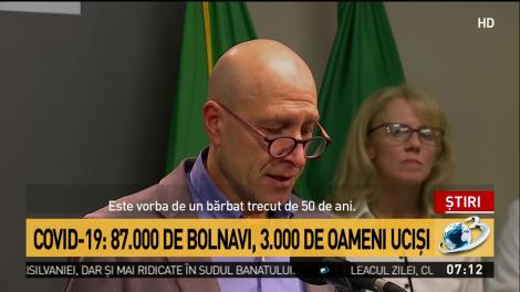 Covid-19: 87.000 de bolnavi, 3.000 de oameni uciși