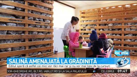Salină amenajată la grădiniţă
