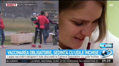Vaccinarea obligatorie, şedinţă cu uşile &icirc;nchise