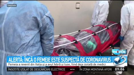 Mobilizare de forţe la Timiş. &Icirc;ncă o femeie venită din Italia, suspectă de coronavirus