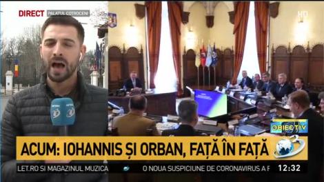 Klaus Iohannis şi Ludovic Orban, faţă în faţă