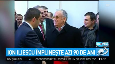 Ion Iliescu împlineşte astăzi 90 de ani