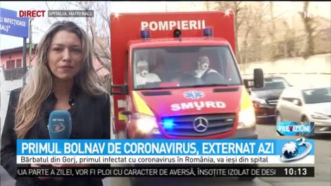 Primul bolnav de coronavirus, externat azi