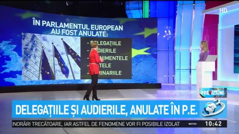 Coronavirus &icirc;n lume. Parlamentul European anulează audierile