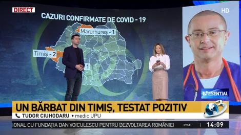 Patru români infectați cu noul tip de coronavirus. Medic UPU, apel către populație: ”Măsurile de prevenție trebuie respectate cu sfințenie!”