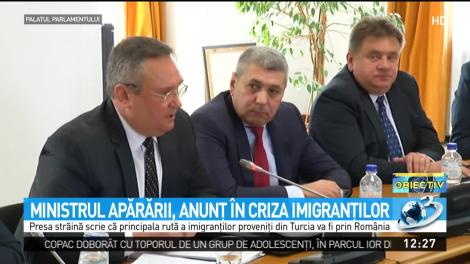 Ministrul Apărării, anunţ &icirc;n criza imigranţilor
