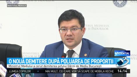 O nouă demitere după poluarea de proporţii din Capitală